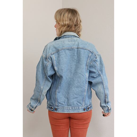 1980's Vintage Levi's 70507 Denim Jean Trucker Jacket ~Men's SM MD Women's MD LG - Picture 9 of 10